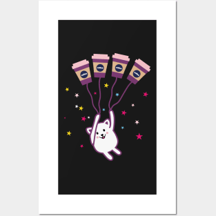 Coffee Cat Posters and Art